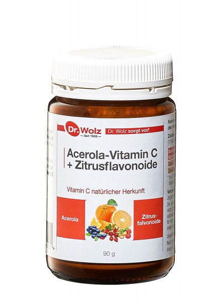 Dr. Wolz® Acerola-Vitamin C + Bioflavonoide 90 g