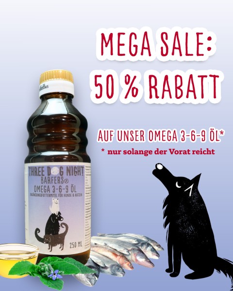 Omega 3-6-9-Öl Sixpack 6 x 250 ml - Sonderposten (MHD 28.02.2026)
