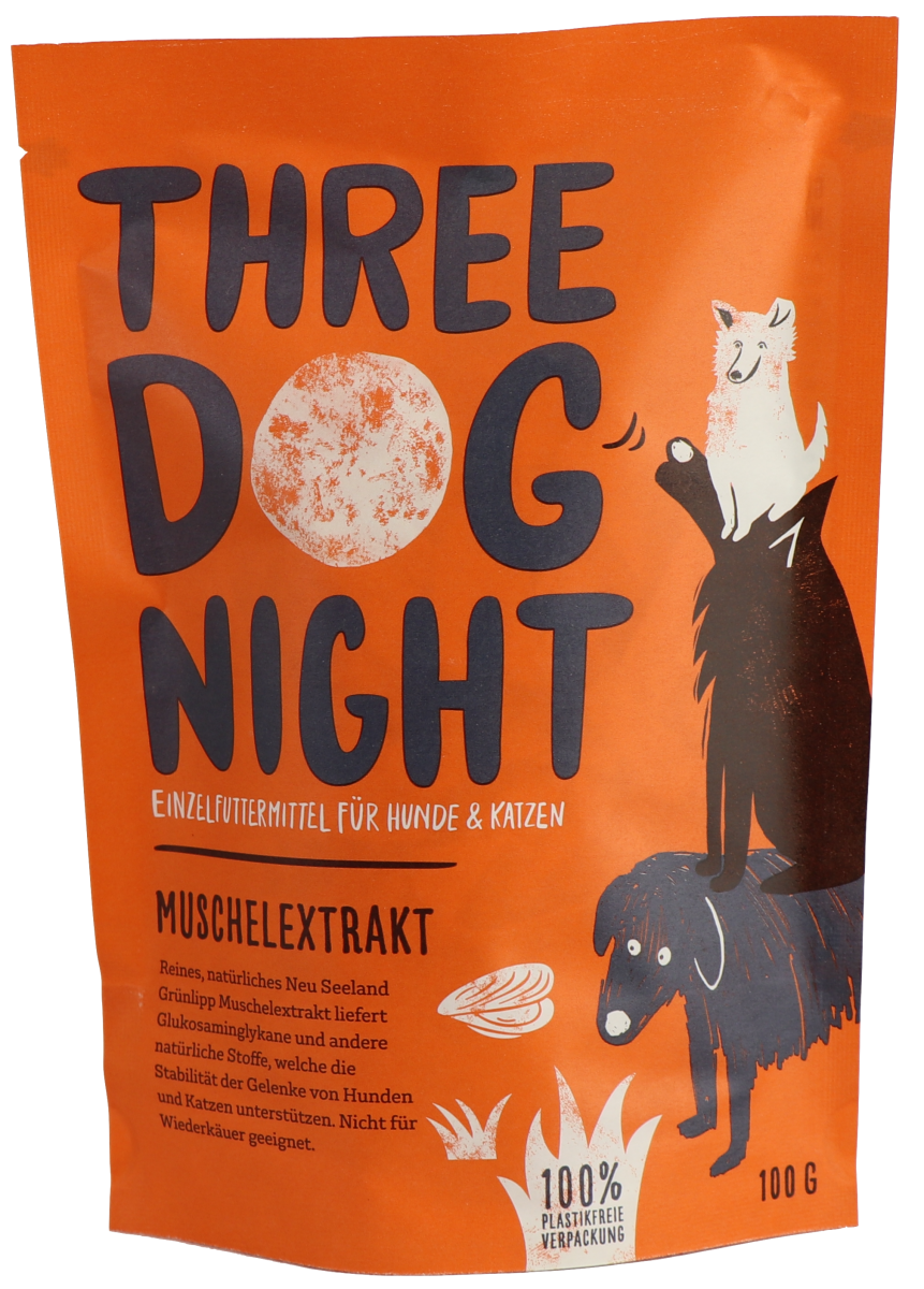 Muschelextrakt Gelenke & Knochen Für Hunde THREE DOG NIGHT Drei