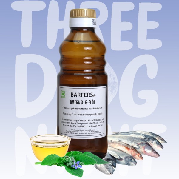 BARFERS® Omega 3-6-9 Öl