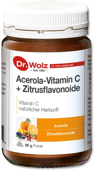 Dr. Wolz® Acerola-Vitamin C + Bioflavonoide 90 g