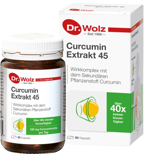 Dr. Wolz® Curcumin Extrakt 45 (90 Kapseln)